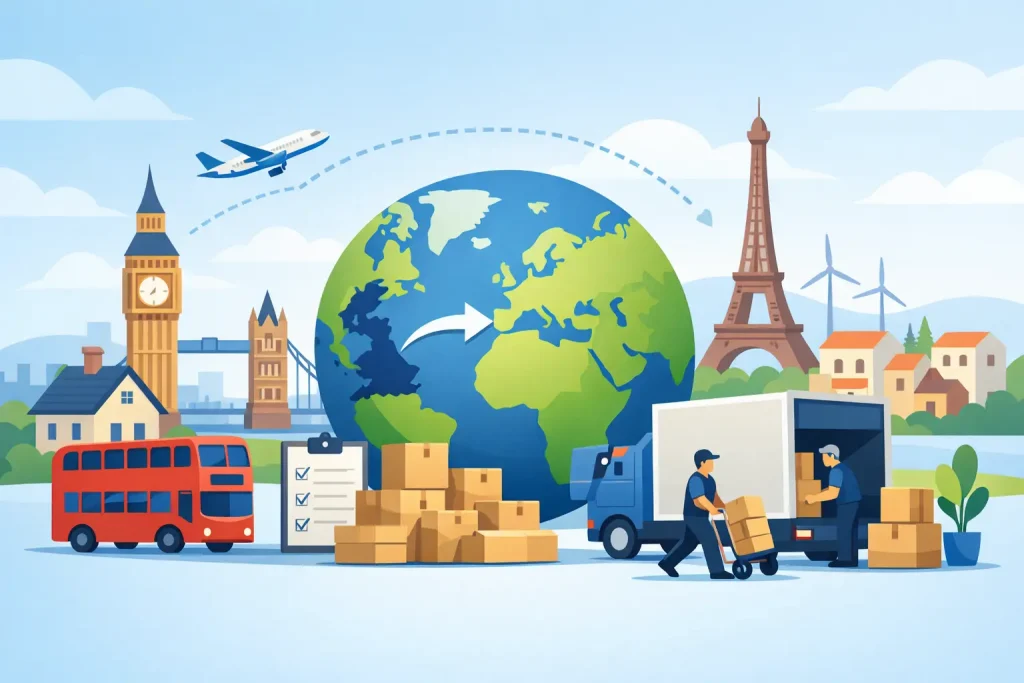 Choosing an International Moving Company UK Europe