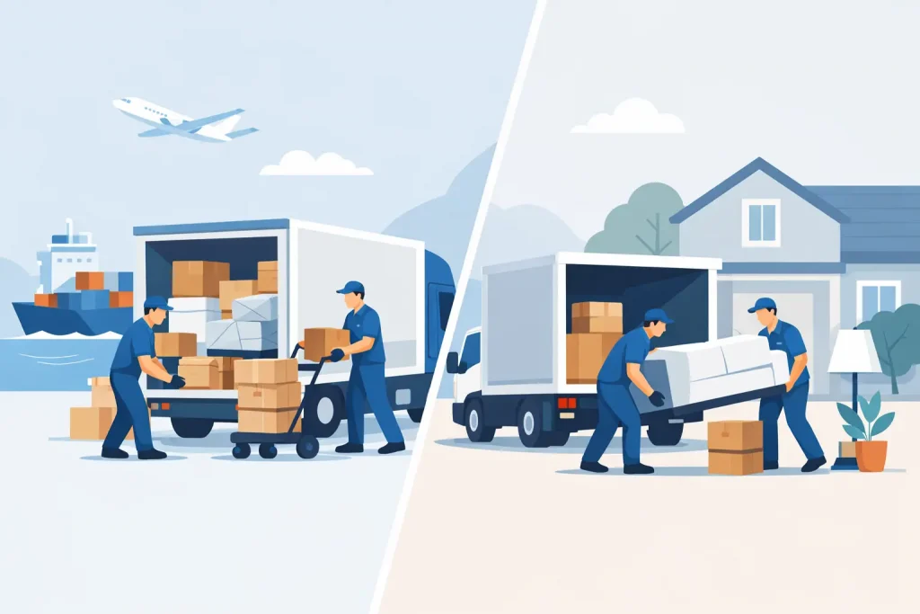 Groupage vs dedicated Removals Explained