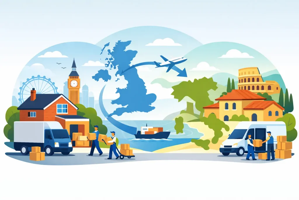 House Removals to Italy From the UK