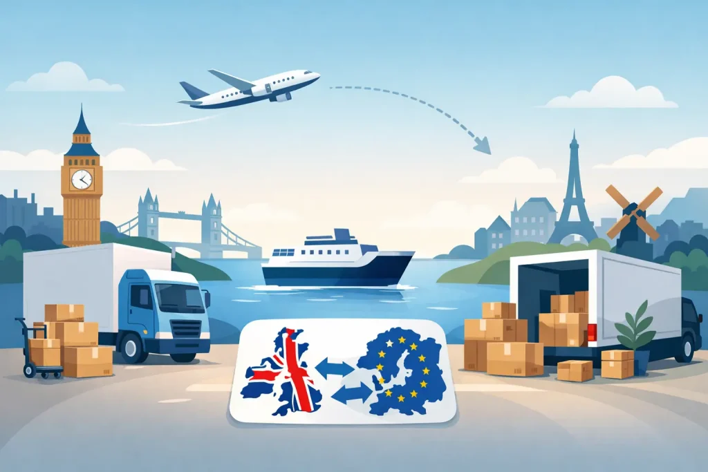 UK to Europe Removals: Costs and Timing