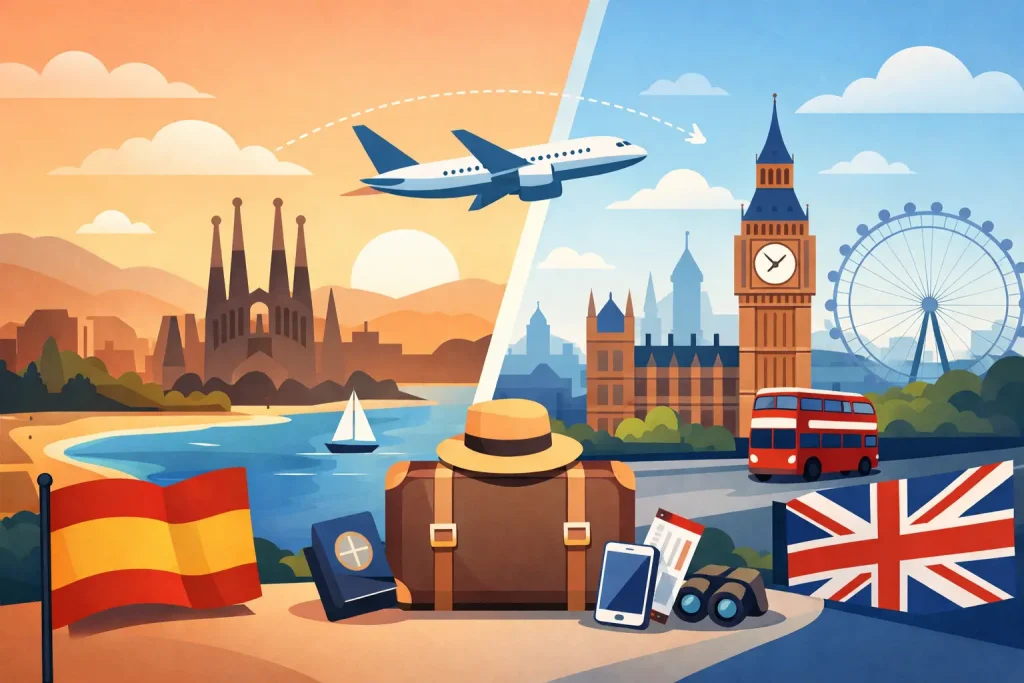 Removals from Spain to the UK
