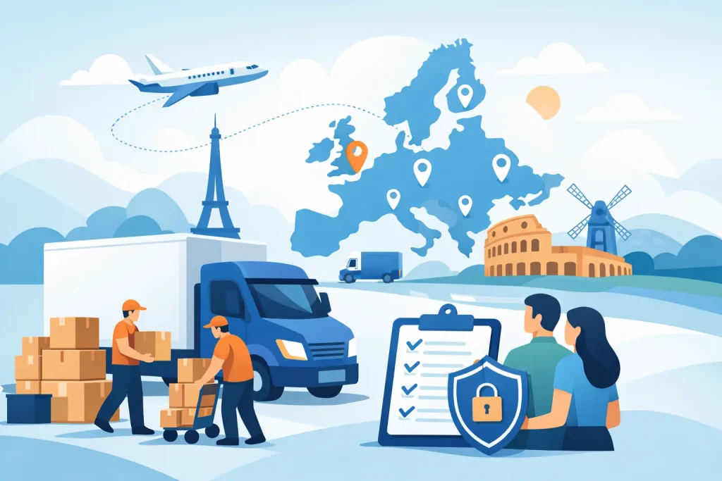 How to Book a European Removals Service Safely