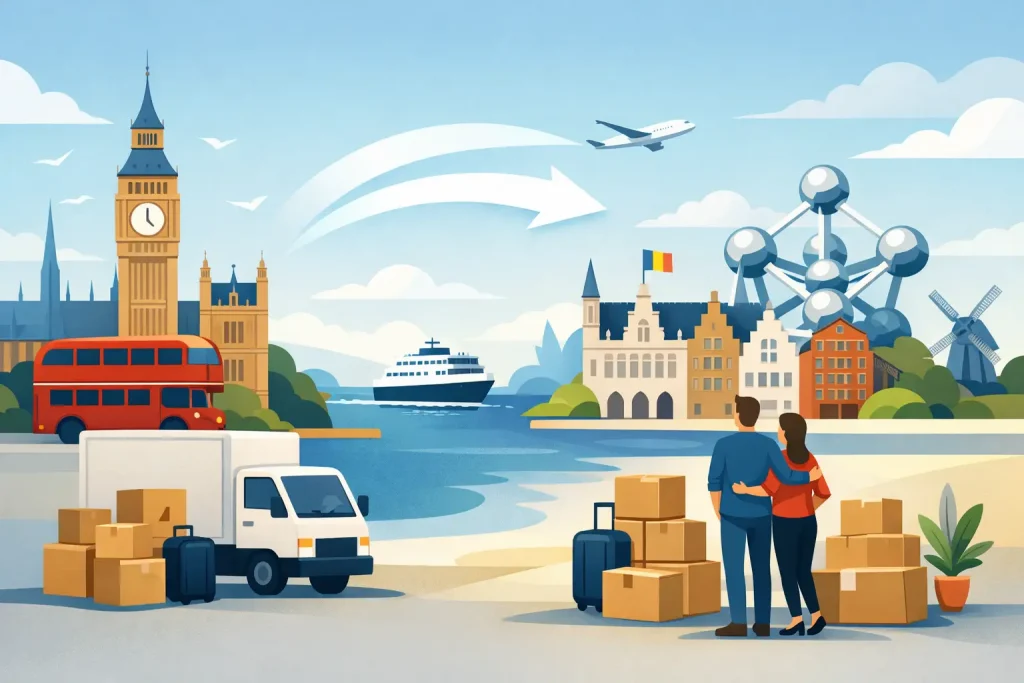 The Best Way to Move to Belgium From the UK